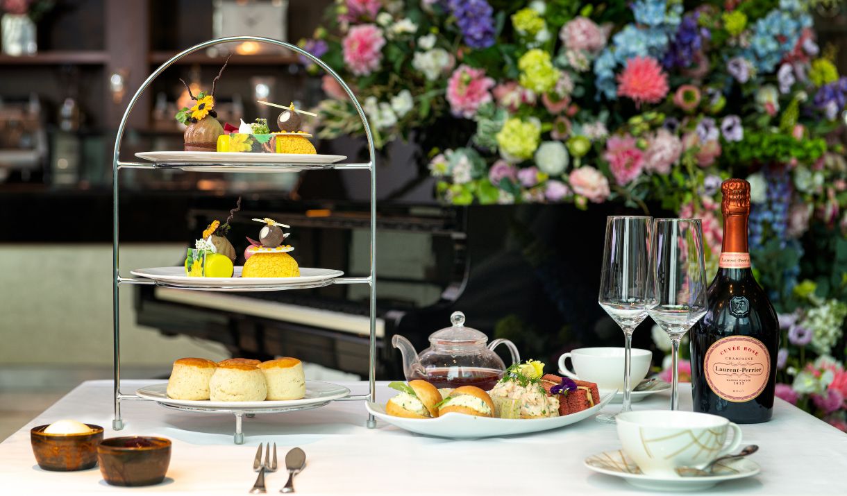 Blossom Afternoon Tea at the Meridian Lounge at the InterContinental London - The O2 on Greenwich Peninsula